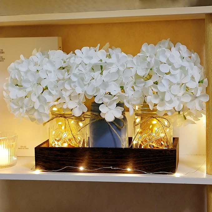 Mason Jar Lights Centerpiece Table Decor - Image 5