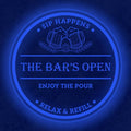 Custom LED Bar Sign – Personalized Color Changing Wall Light – Illuminated Decor by Unknown