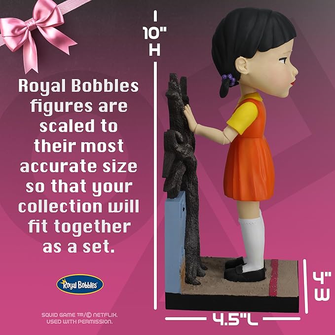 Royal Bobbles Squid Game Young Hee Doll Collectible Bobblehead Statue - Image 5