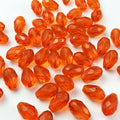 100pcs 8x12mm Teardrop Crystal Glass Beads Vertical Hole Faceted Glass Teardrop by ChooseBeadsChooseHonkoolly