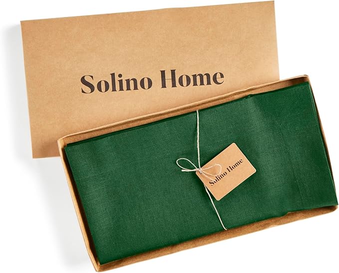 Solino Home Linen Square Tablecloth 52 x 52 Inch - Image 6