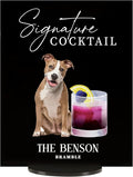 Pet Signature Drink Wedding Signs by Elation+Factory+Co.