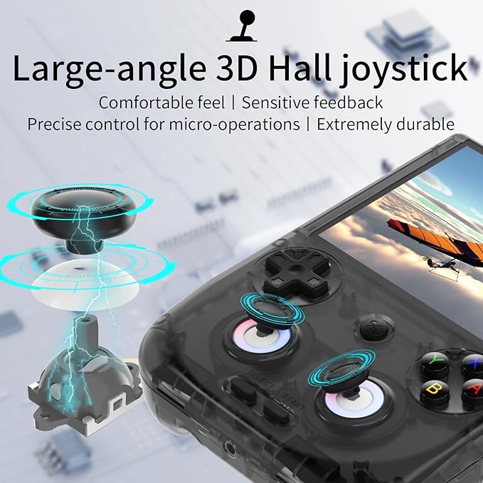 RG406V Handheld Game Console Preloaded Games RG 406V 4-inch IPS Multi-touch - Image 3
