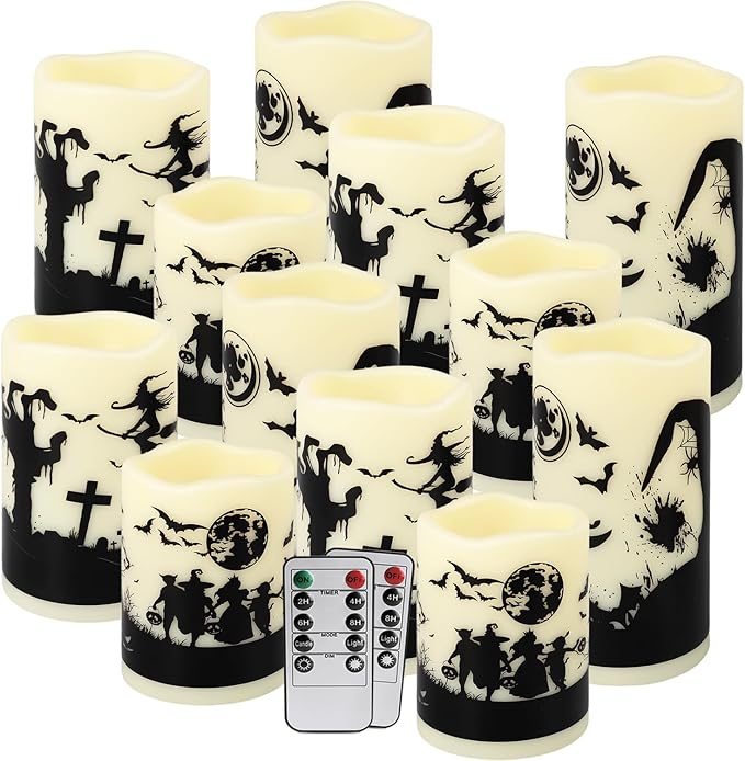 12-Pack Waterproof Flameless LED Candles - Image 3