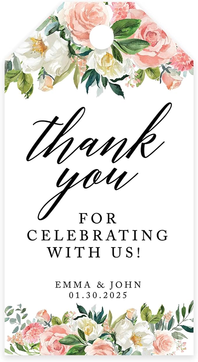 Andaz Press 100-Pack Personalized Thank You by AndazPress