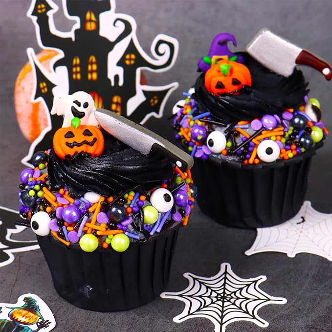 Halloween Sprinkles for Cake Decorating 7ounce, Eyeball Sprinkles for Halloween - Image 3