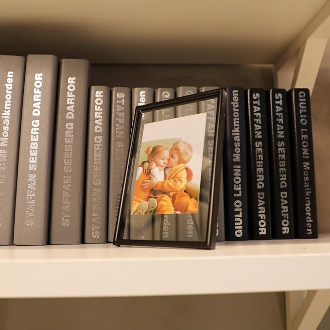 Black Floating Frame with Romantic Heart, - Image 5