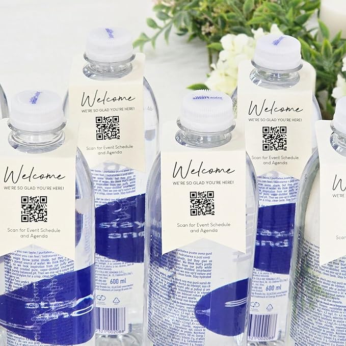 Custom Water Bottle Hang Tags, Wine Bottle Labels Hangover Kit Tags, - Image 4