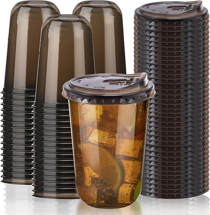 16oz Disposable Stemless Glasses by Unknown
