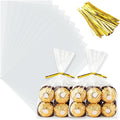 ZHEWTOEN 100 Pcs 6x9 Inch Clear Cellophane Bags by Unknown