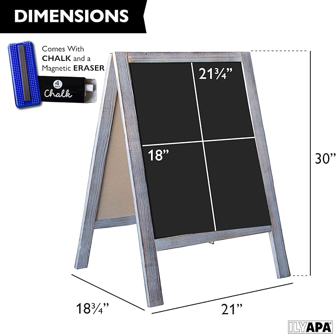 Ilyapa Wooden A-Frame Sign - Image 2