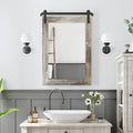 COGOOD Farmhouse Barn Door Mirror by COGOOD
