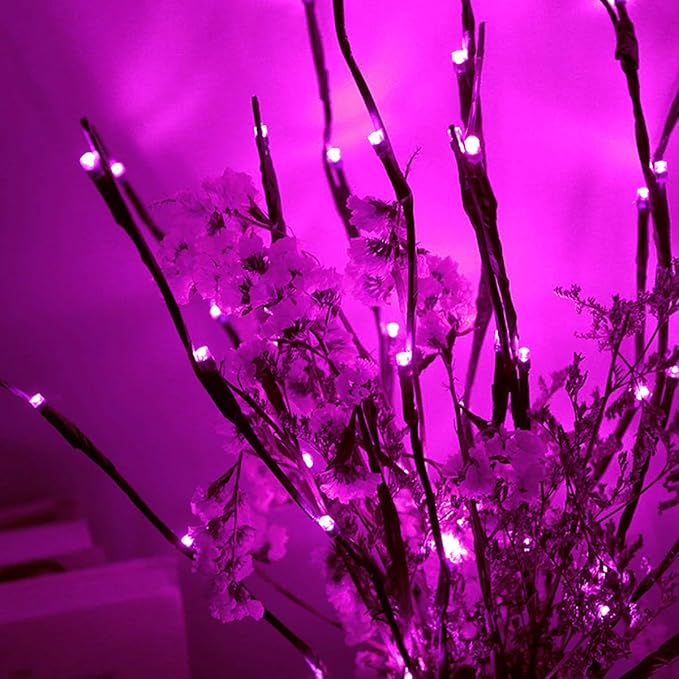 Led Branch Light Battery Operated Lighted Branches Vase Filler Willow Twig - Image 3