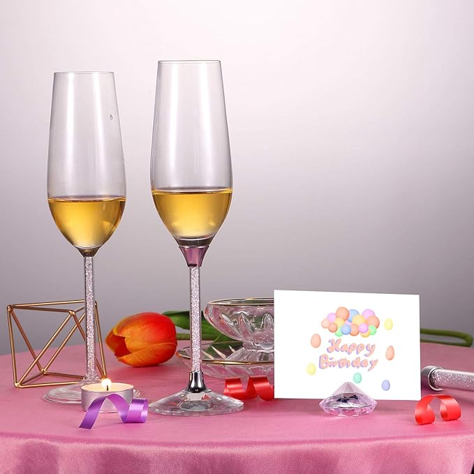 Boao 24 Pack Diamond Place Card Holders Acrylic Table Number Holder Card Stands - Image 5