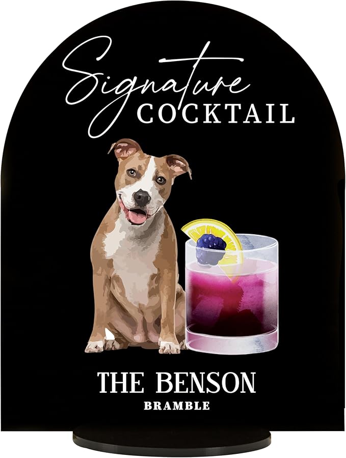 Pet Signature Drink Wedding Signs by Elation+Factory+Co.