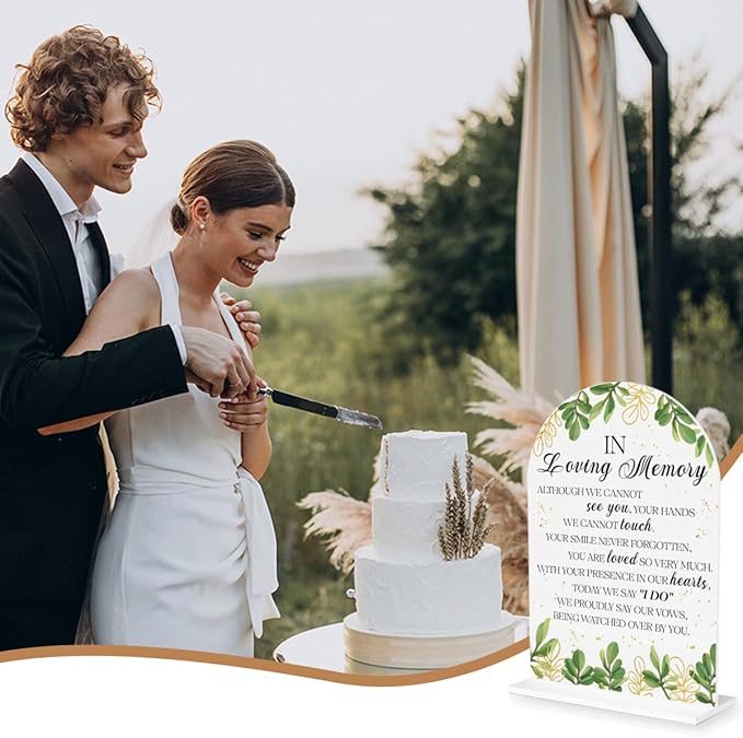 In Loving Memory Wedding Sign, In Memory Wedding Sign - Image 5