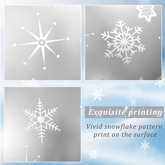Skylety 40 Pieces Snowflake Balloons Bulk Winter Transparent Snowflake Latex - Image 3