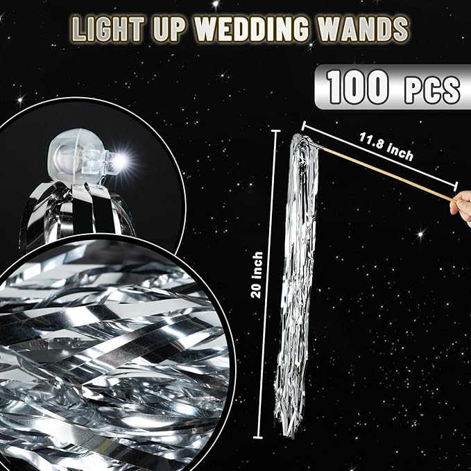 100 PCS Wedding Wands - Image 3