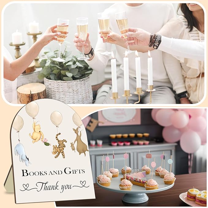 Winnie Decor Baby Shower Welcome Sign - Image 5