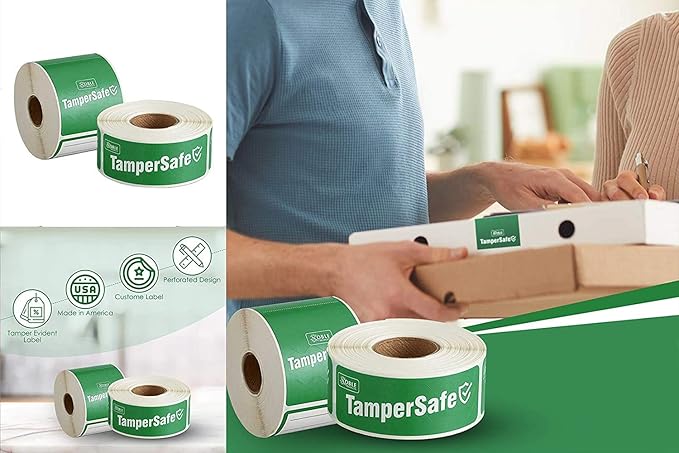 Angel's Peel Lounge Tamper Proof Stickers Roll — Tamper Evident Stickers - Image 3