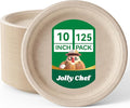 JOLLY CHEF Compostable Heavy Duty Plates   Eco-Friendly Disposable by JOLLYCHEF