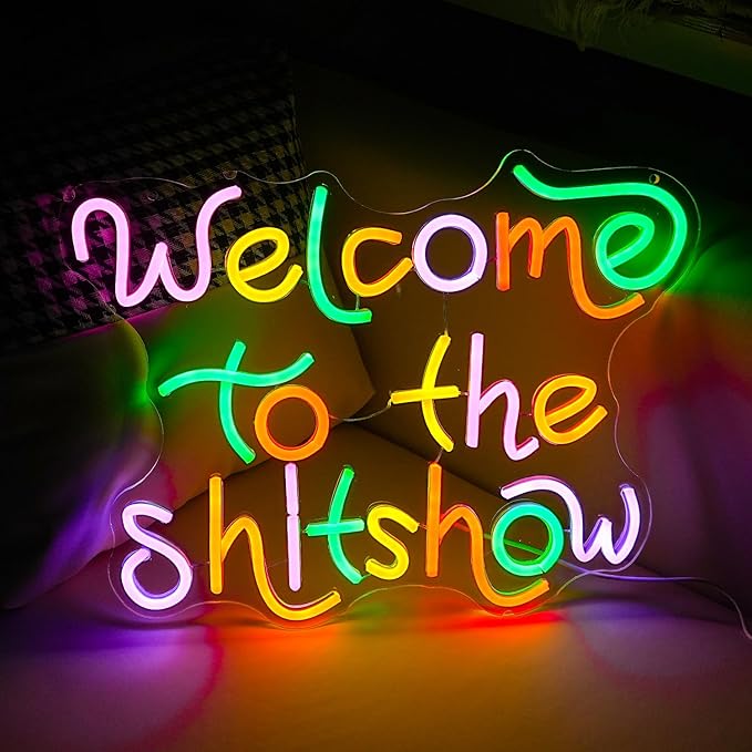 Welcome To The Show Neon Sign USB Powered Individual Fashion Decor Neon Sign - Image 5