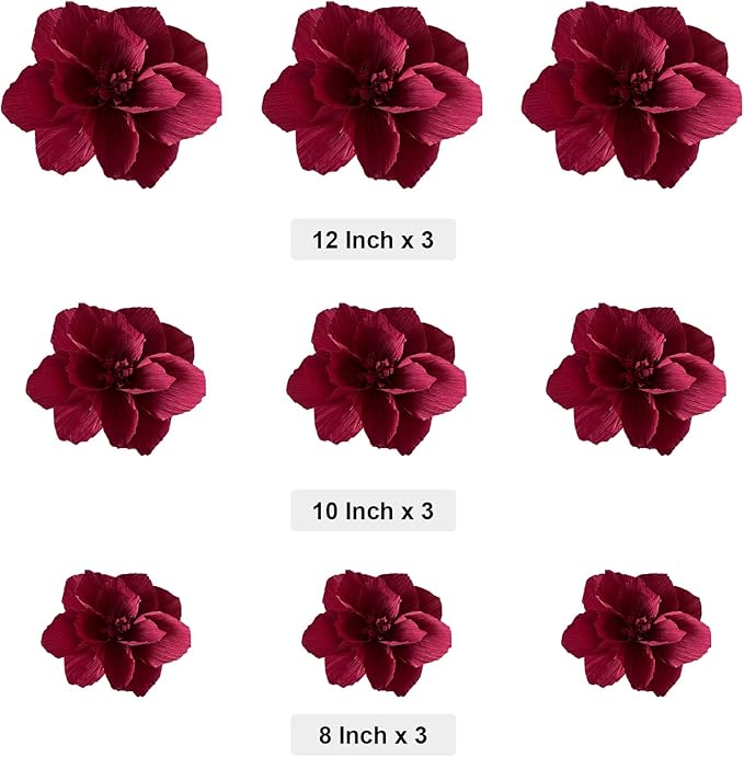 BRT Bearingshui Crepe Paper Flowers Decoration - Image 2