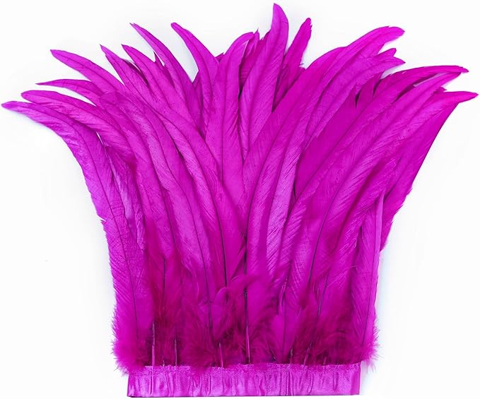 Holmgren Hot Pink Rooster Feather Trim by Holmgren