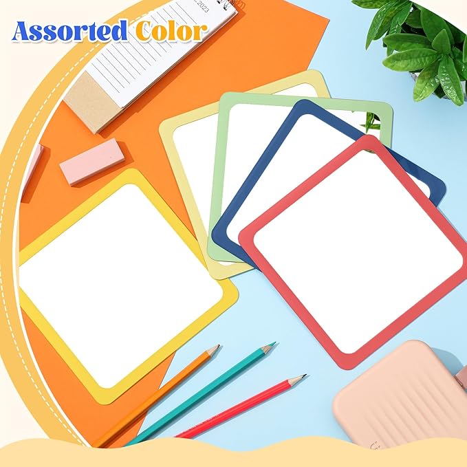 Dandat 10 Pcs Small Mirrors for Kids 6 x 6 Inch Square Shatter Proof Reflector - Image 7