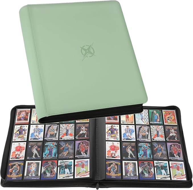 20-Pocket Card Binder, Trading Card Binder Holds 2000 Cards, Premium Zippered by Unknown