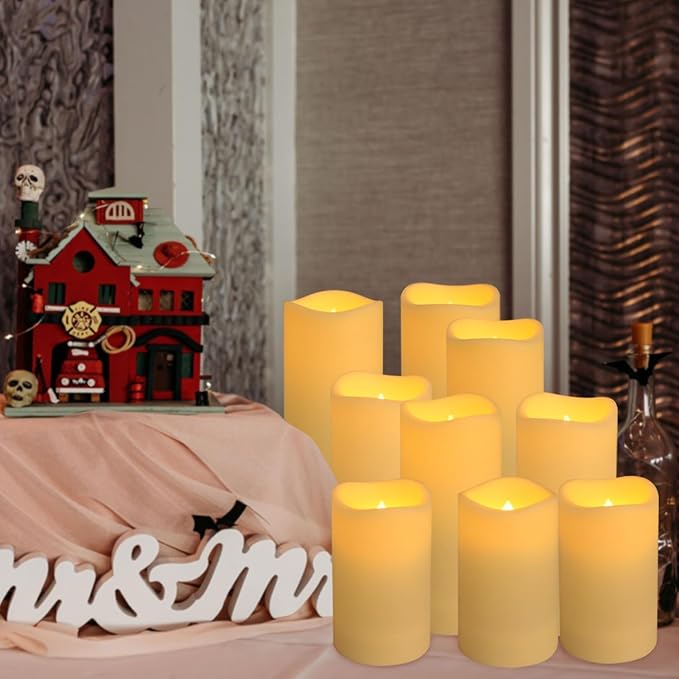 Set of 24 Waterproof Outdoor Flameless Candles, LED Candles - Image 2