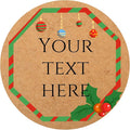 100-1000pcs Custom Stickers Merry Christmas Stickers Personalized Labels by Unknown