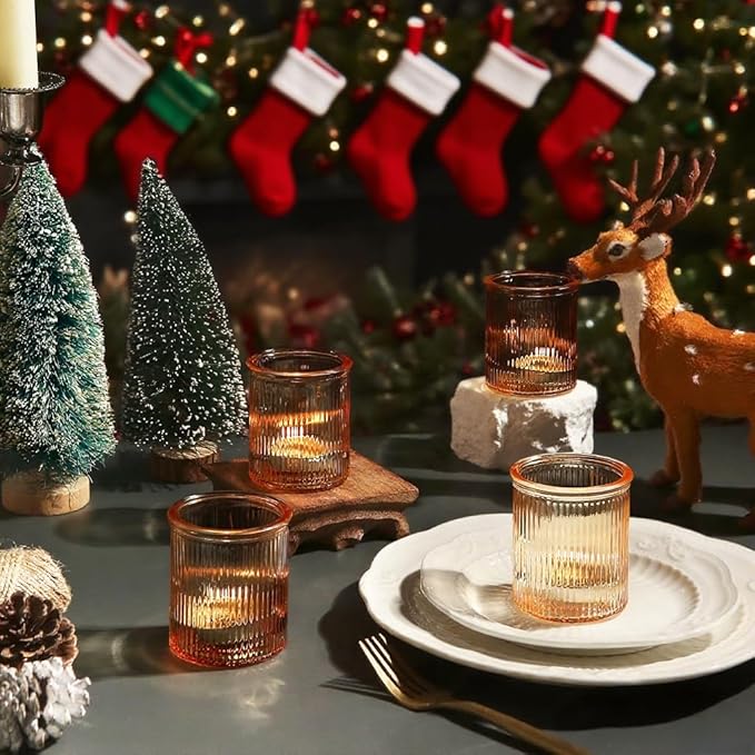 36pcs Gold Votive Candle Holders, Glass Tea Light Candle Holders - Image 5