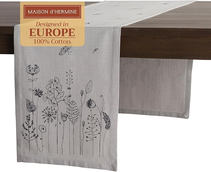Maison d' Hermine Table Runner 100% Cotton Single Layer Table Runners 108 by MaisondHermine
