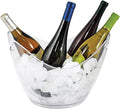 True Chill Acrylic Ice Buckets for Parties and Drinks, 2.11 Gallons Wine Beer by True