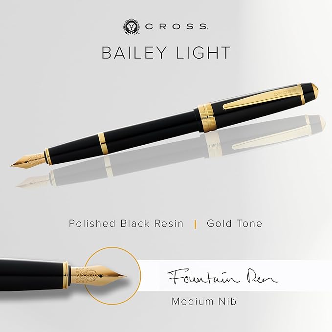 Cross Bailey Light Refillable Fountain Presented in a Everyday Gift Box - Image 2