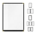 Goodsmart Restaurant Menu Covers – 25 Pack Black 2-View, Top-Loading Menu by ACISuperPower