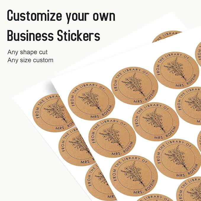 Custom Stickers for Business Logo, Personalised Logo Stickers for Small Business - Image 3