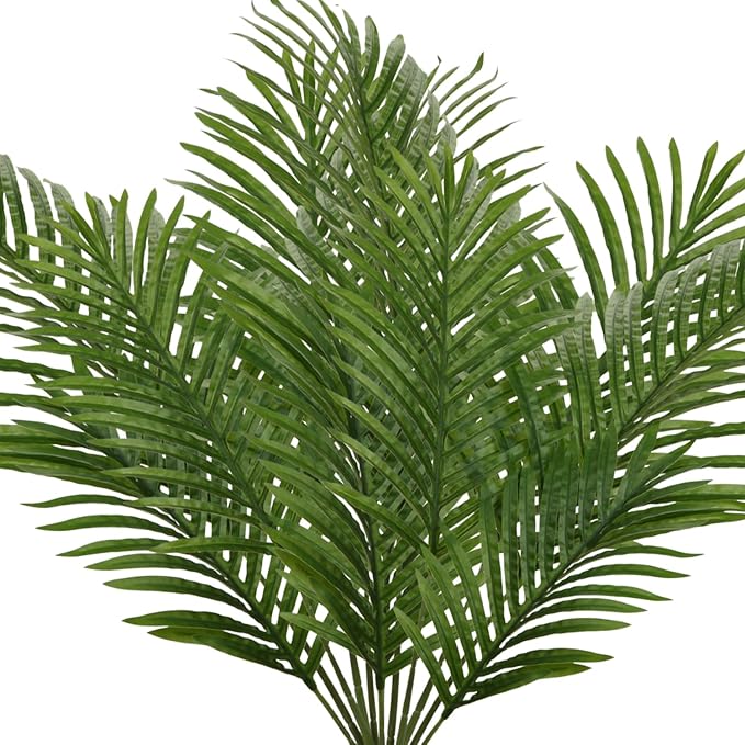 DILATATA 12 pcs Artificial Palm Leaves, 3 Sizes: Large 34'', Medium 30'' by DILATATA