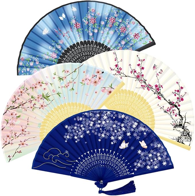 WEARXI Handheld Fan, Chinese Folding Fan by WEARXIBrandFlagship