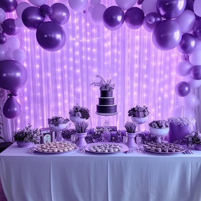 Lavender Tulle Backdrop Curtain - Image 5