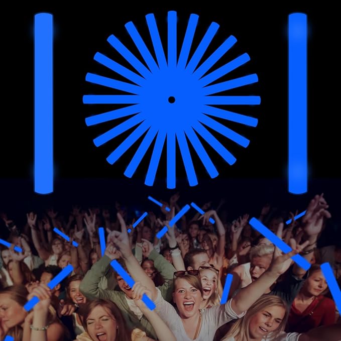Glow Foam Sticks Bulk, Sporting Events by NUDALA