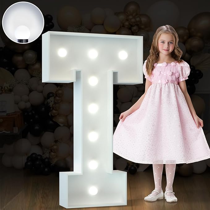 Marquee Letters 3 Feet Tall Large Light Up Letters Baby Shower Decorations by Letsmakeitimpressive
