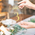 Clear Arch Acrylic Table Numbers by SublimeSoir%C3%A9e