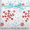 Current Crackle Snowflake Christmas Rolled Wrapping Paper by Current