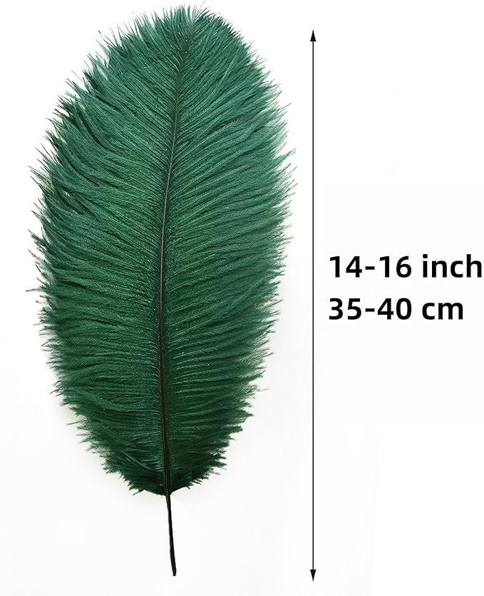 Ballinger Green Long Ostrich Feathers - Image 3