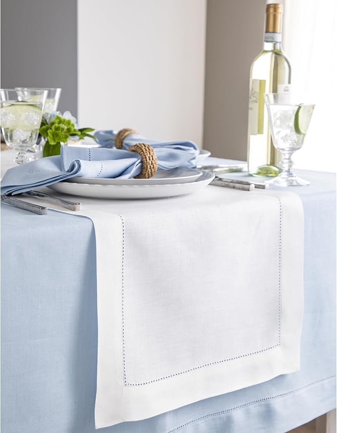 Solino Home Linen Table Runner 90 Inches Long - Image 2