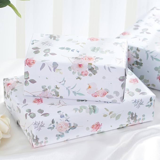 Ulmasinn Floral Wrapping Paper Roll - Image 5