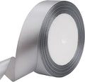 Gray Solid Satin Ribbon 1 Inch 25 Yards Solid Polyester Fabric Ribbon by Riunbb