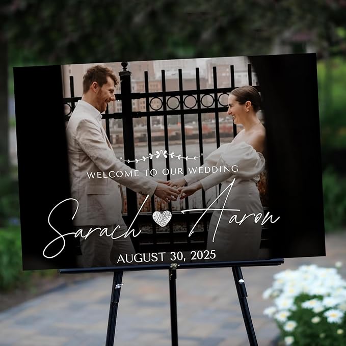 Personalized Wedding Welcome Sign - Image 5